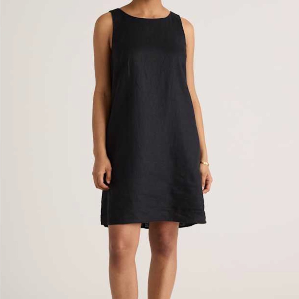 Quince 100% Linen Tank Mini Dress